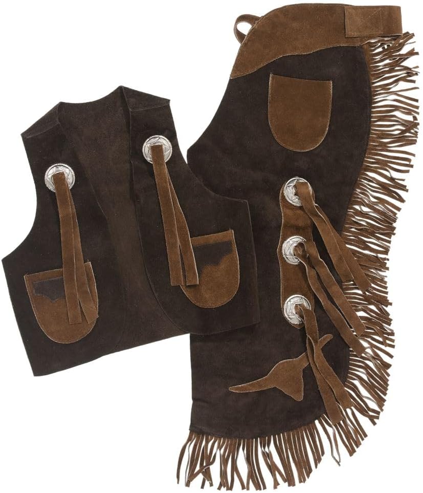 Tough 1 Longhorns Youth Vest/Chap Set