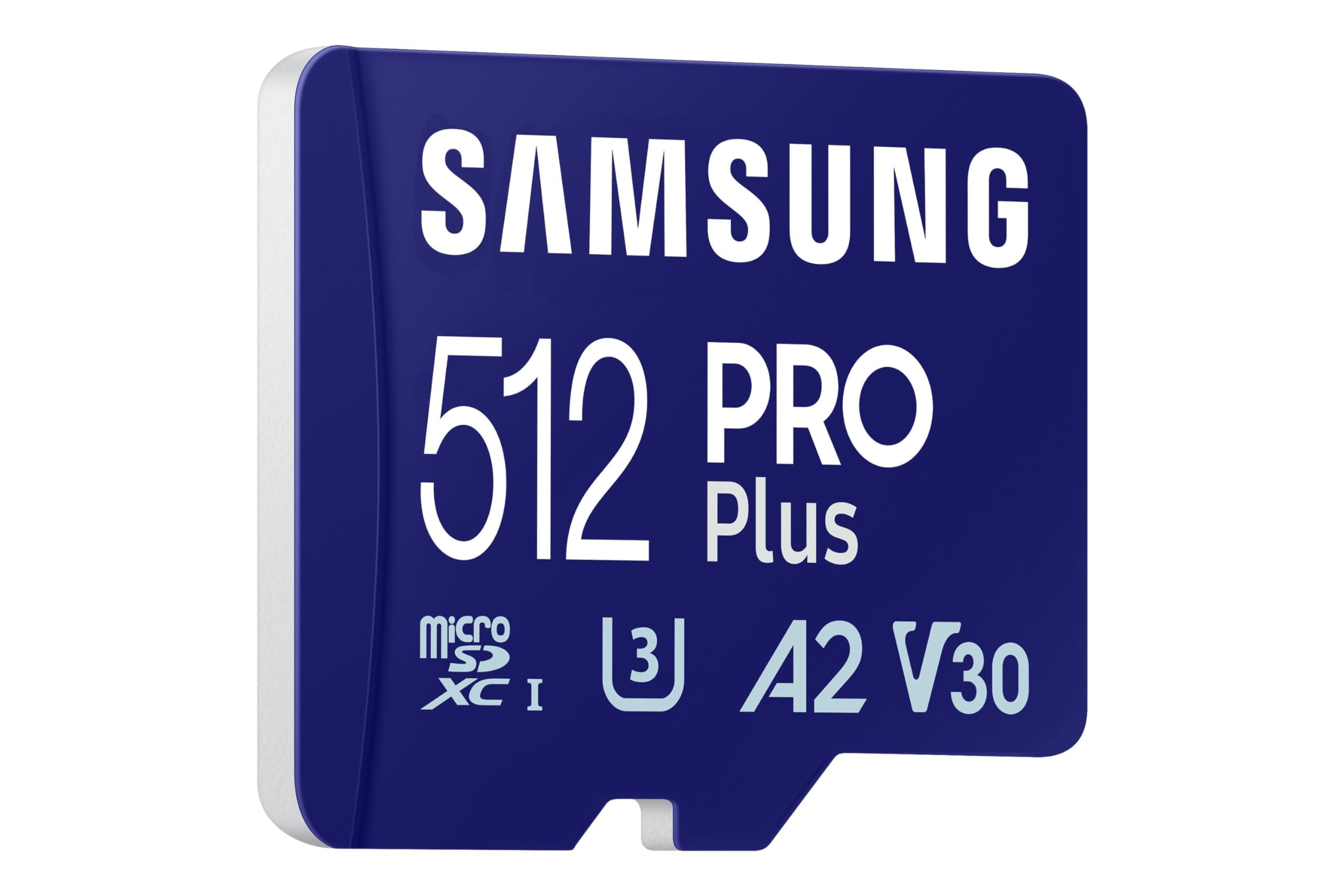 Samsung Carte Mémoire MicroSDXC, PRO Plus, 512 Go, Vitesse de Lecture jusqu’à 180 Mo/s, fournie avec Lecteur USB