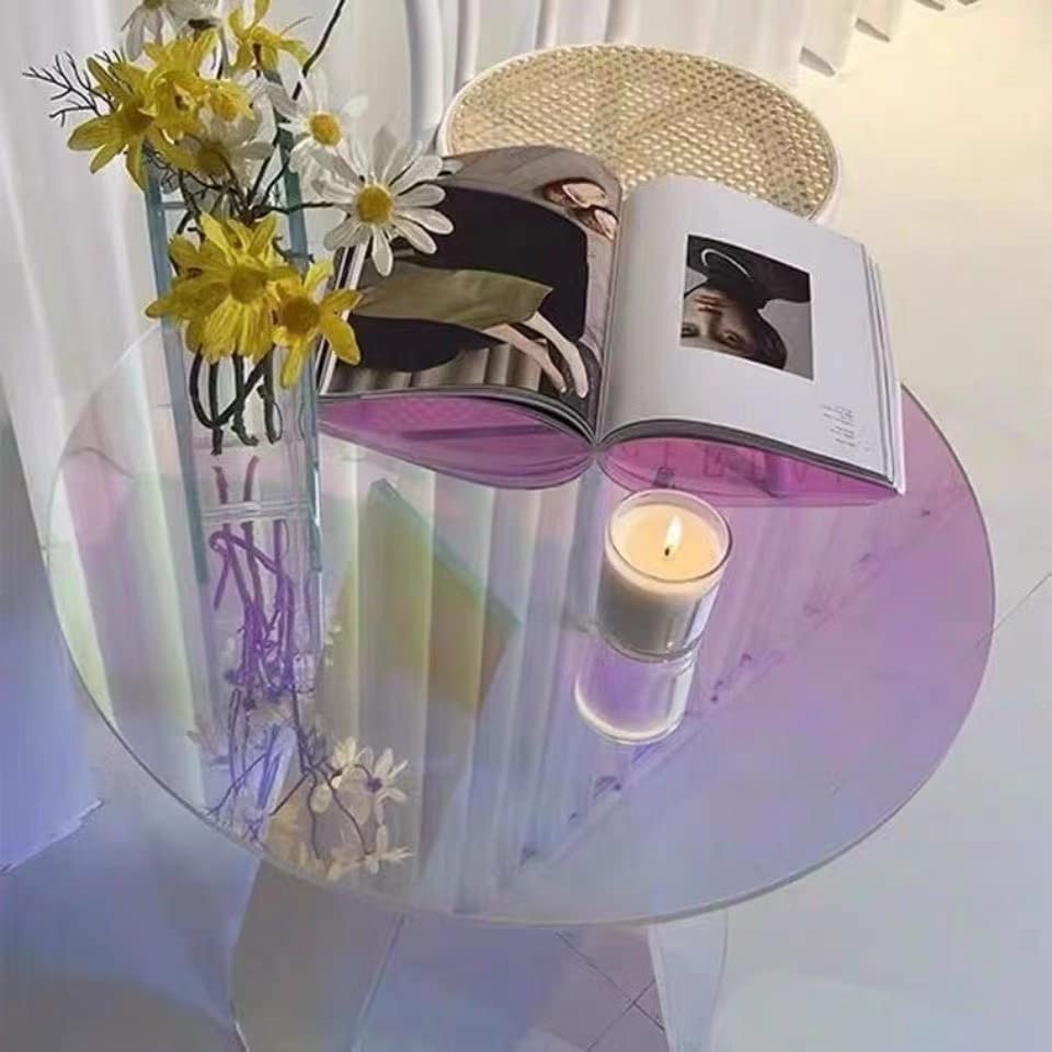 Amazon｜BABAO サイドテーブル アクリル オーロラサイド