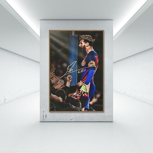 Vista 57 de SUKORI Messi - Póster Messi firmado (8) para dormitorio, estética, 12 x 18 pulgadas, sin marco Unframe-style-2