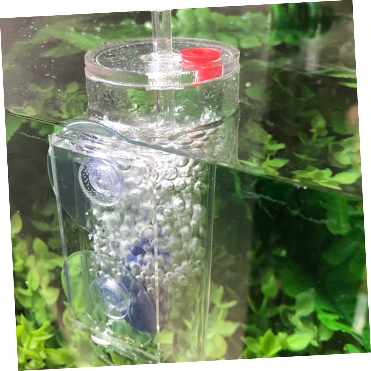 TOPBATHY 3 Piezas Dissolvedor de Acrílico para Acuarios Sin Espuma Dispositivo de Aireación para Peceras para la Respiración Peces