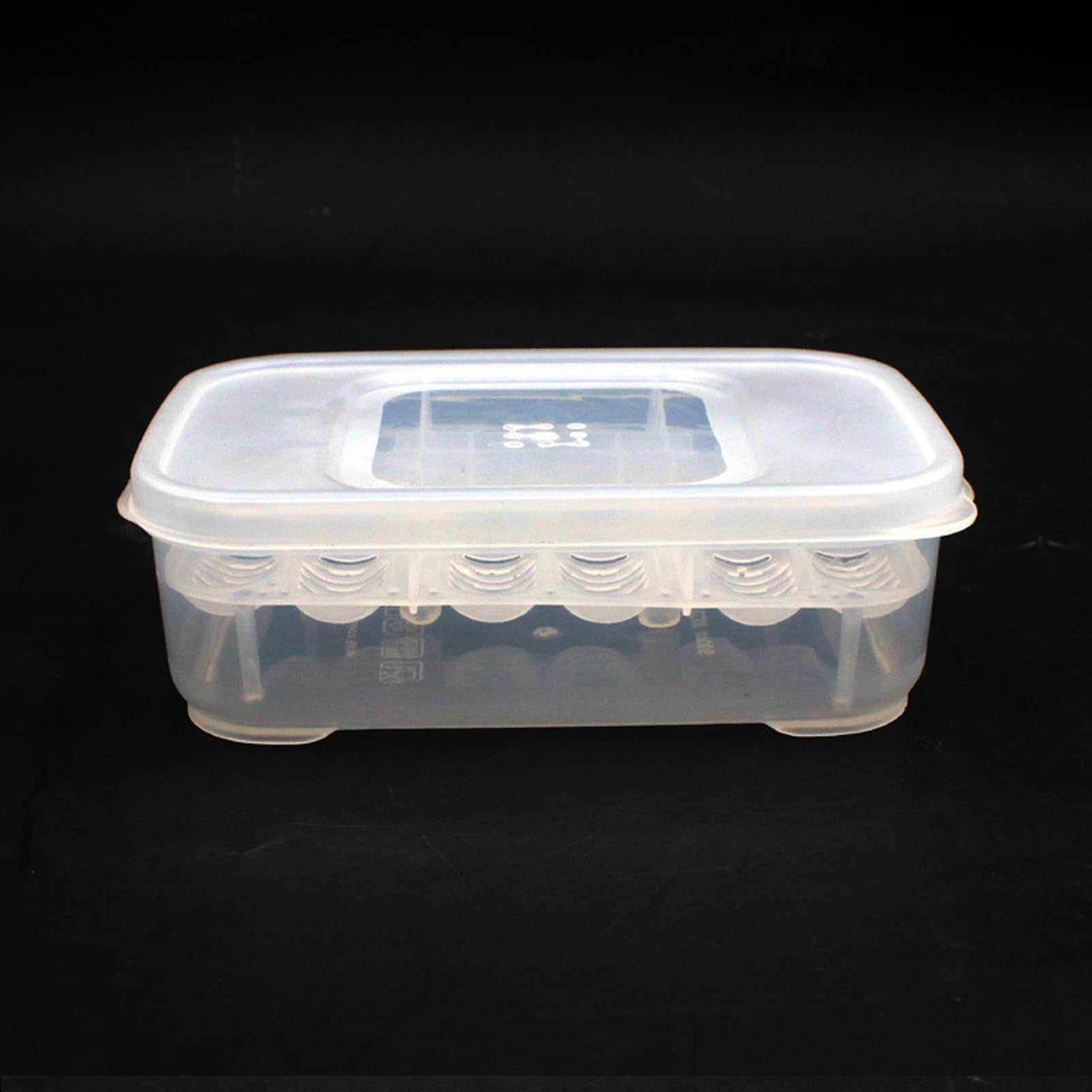 Inkubator für Schildkröten, Inkubationsbox für Reptilien mit mehreren Fächern, transparente Brutschale für Geckos, Eidechsen, Schlangen und mehr