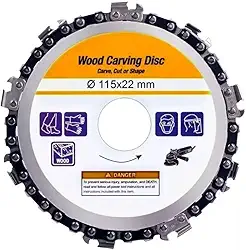 DISCO CORRENTE MOTOSSERA CORTE DESBASTE MADEIRA P/LIXADEIRA