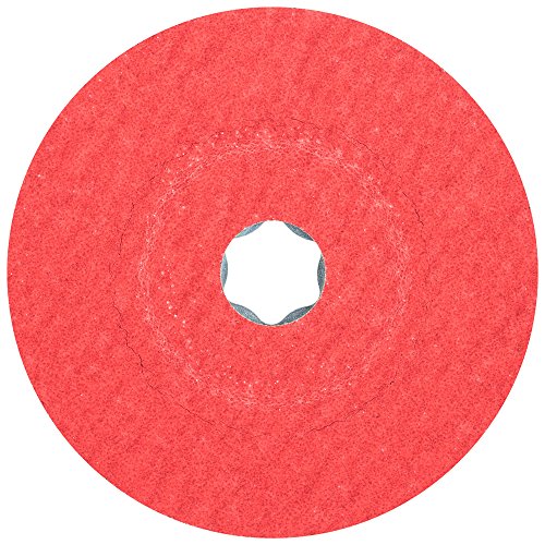 PFERD 40728 Combiclick Fibre Disc, Ceramic Oxide Co-Cool, 4-1/2