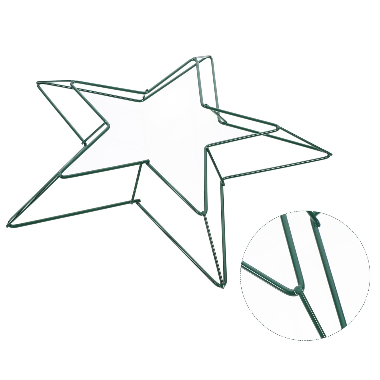 jojofuny 3 Piezas Guirnalda De Pentagrama Marco De Macramé Estrella En Forma De Pentagrama Anillo De Macramé Estrella Forma De De Estrellas 3D Planchar Hilo Navideño Aro