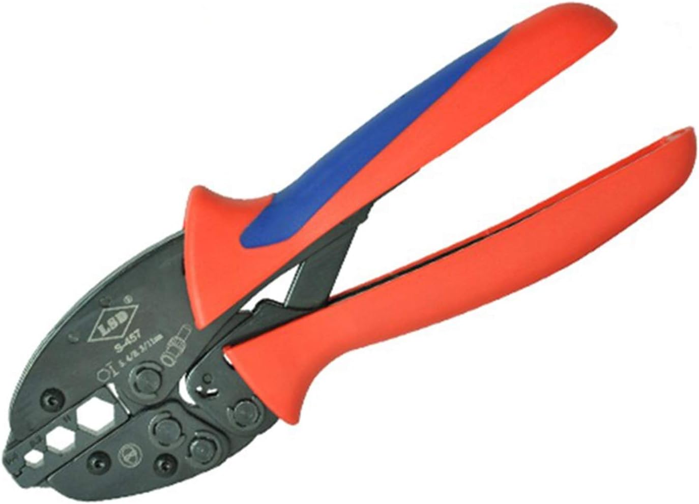 Wire Crimping Tool Carbon Steel Crimp Press Tool RG6/RG58/RG11 4C,5,7C