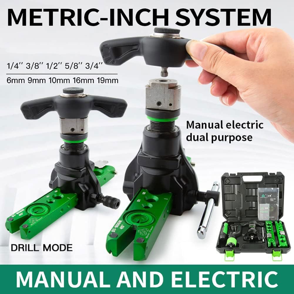 Kit Svasatori 45 Gradi Maizoon - 7 Stampi Per Tubi Rame 3/16" To 3/4" Per HVAC E Idraulica - Foto 11