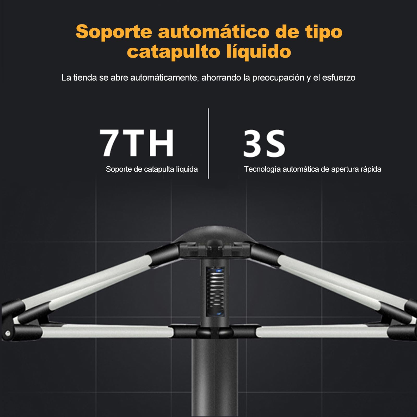 Ergocar Tienda de Campaña 3-4 Personas Tienda de Camping Ligero Impermeable Anti Viento Exteriores Tienda de Campaña para Senderismo Festival Camping Mochila