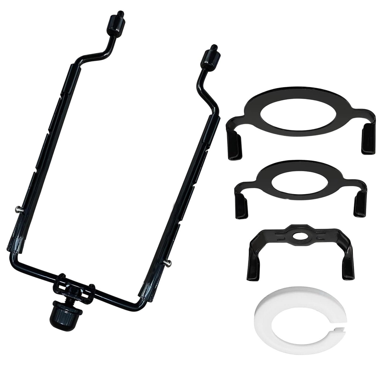 Lamp Shade Harp Assembly with Adjustable Heights Shade Bracket Lamp Shades Rack Iron Rack for Elegant Lighting Solution Lighting Hardware Component