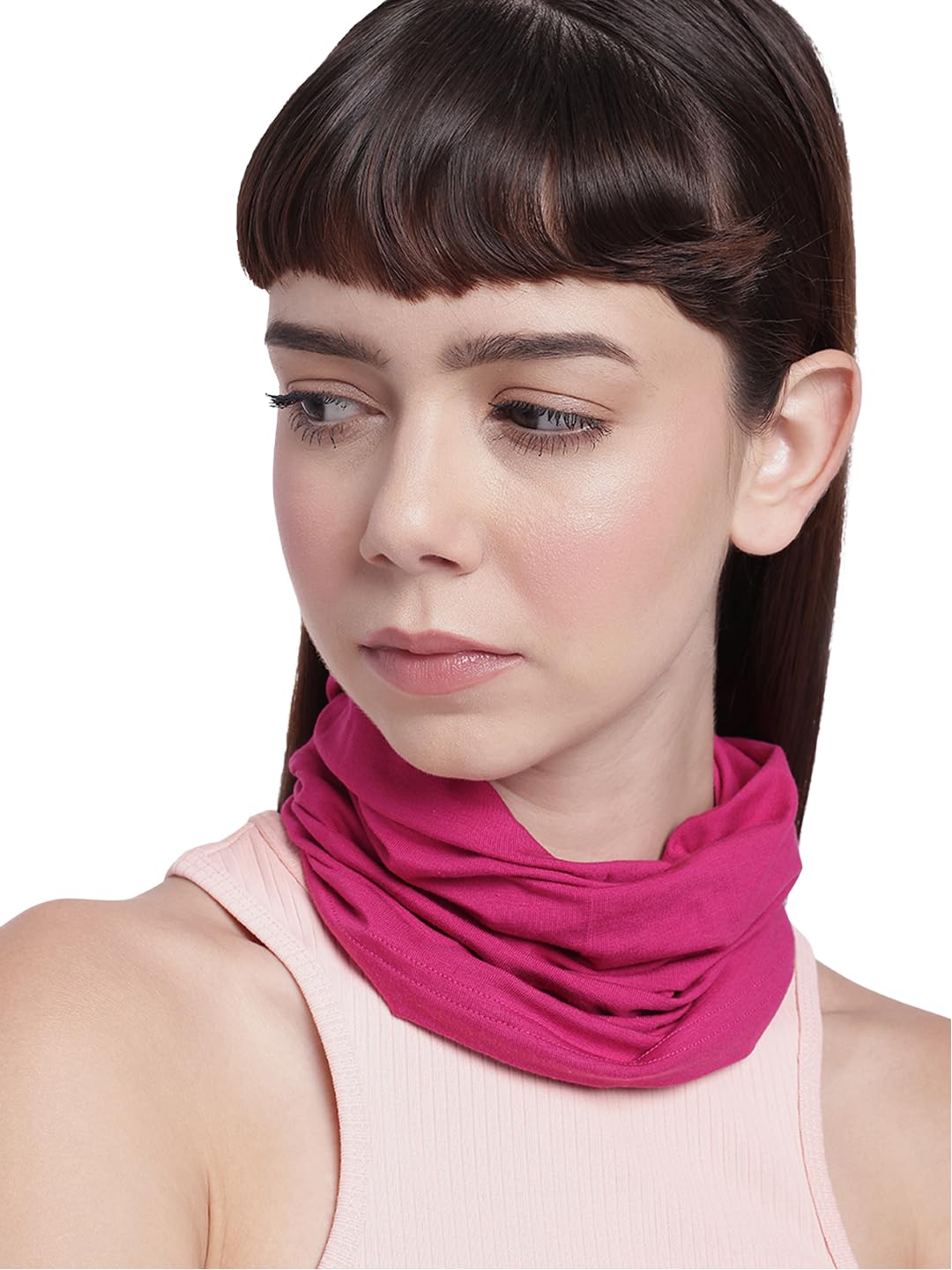 heelium Versatile Bamboo Bandana Scarf | Elegant Neck Warmer, Sun & Dust Protection | Multipurpose Muffler for Fashion & Comfort-picture-34