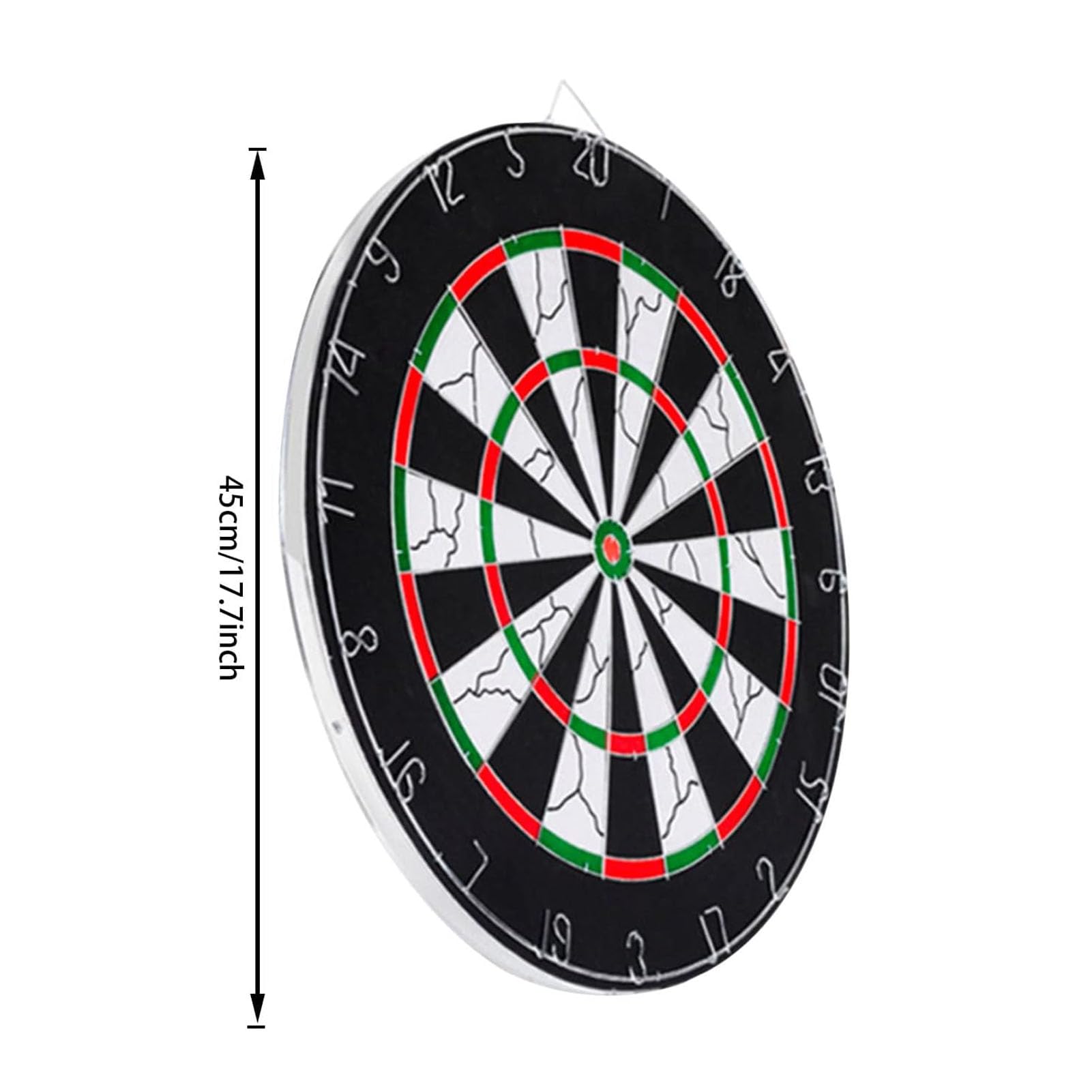 Bersaglio Freccette Gioco Freccettes Adulti Tabellone Professionale Tiro a Segno con 6 Frecce in Acciaio Darts Board Double Face 45 cm Rotondo