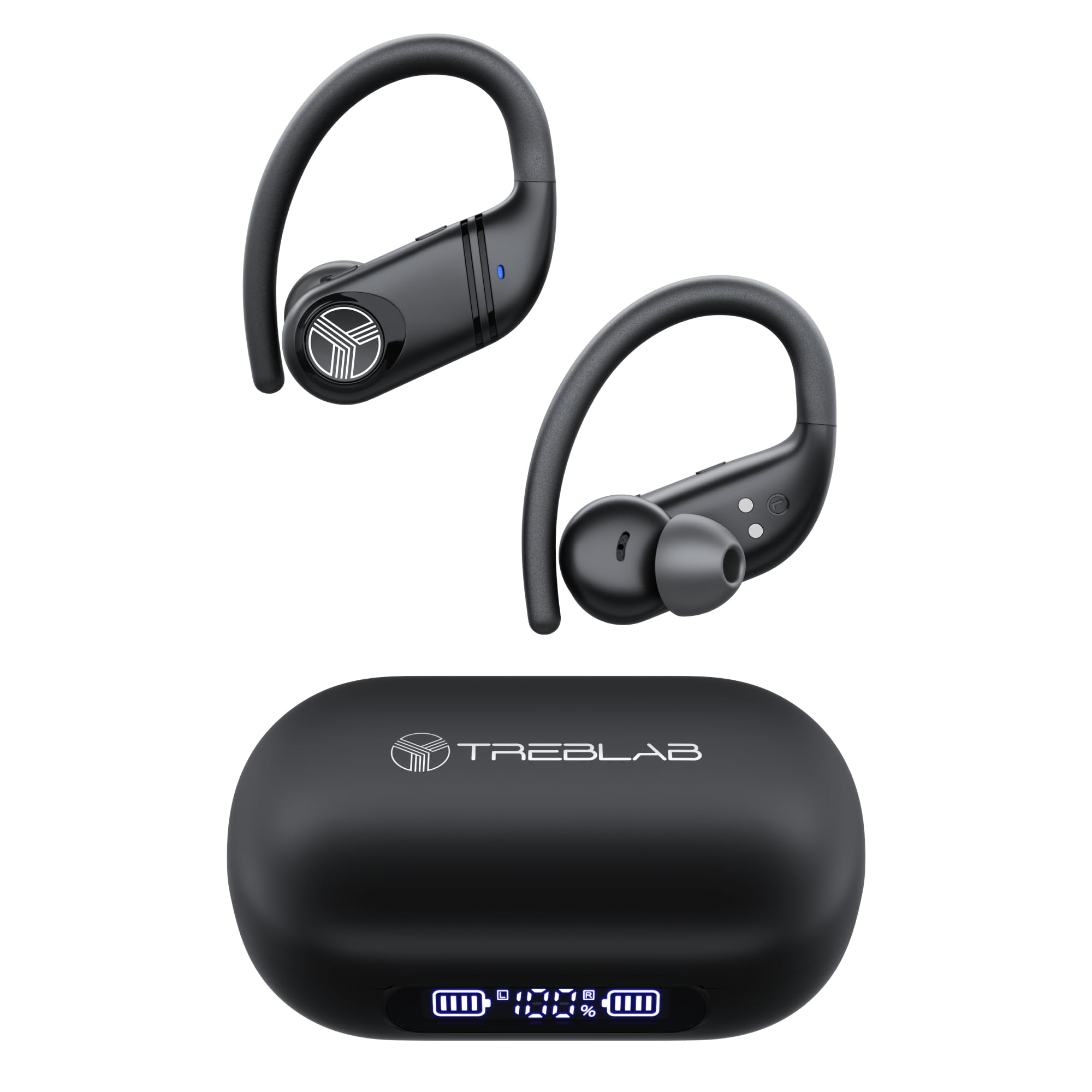 TREBLAB X4 – Waterproof Workout Headphones for Running & Gym
