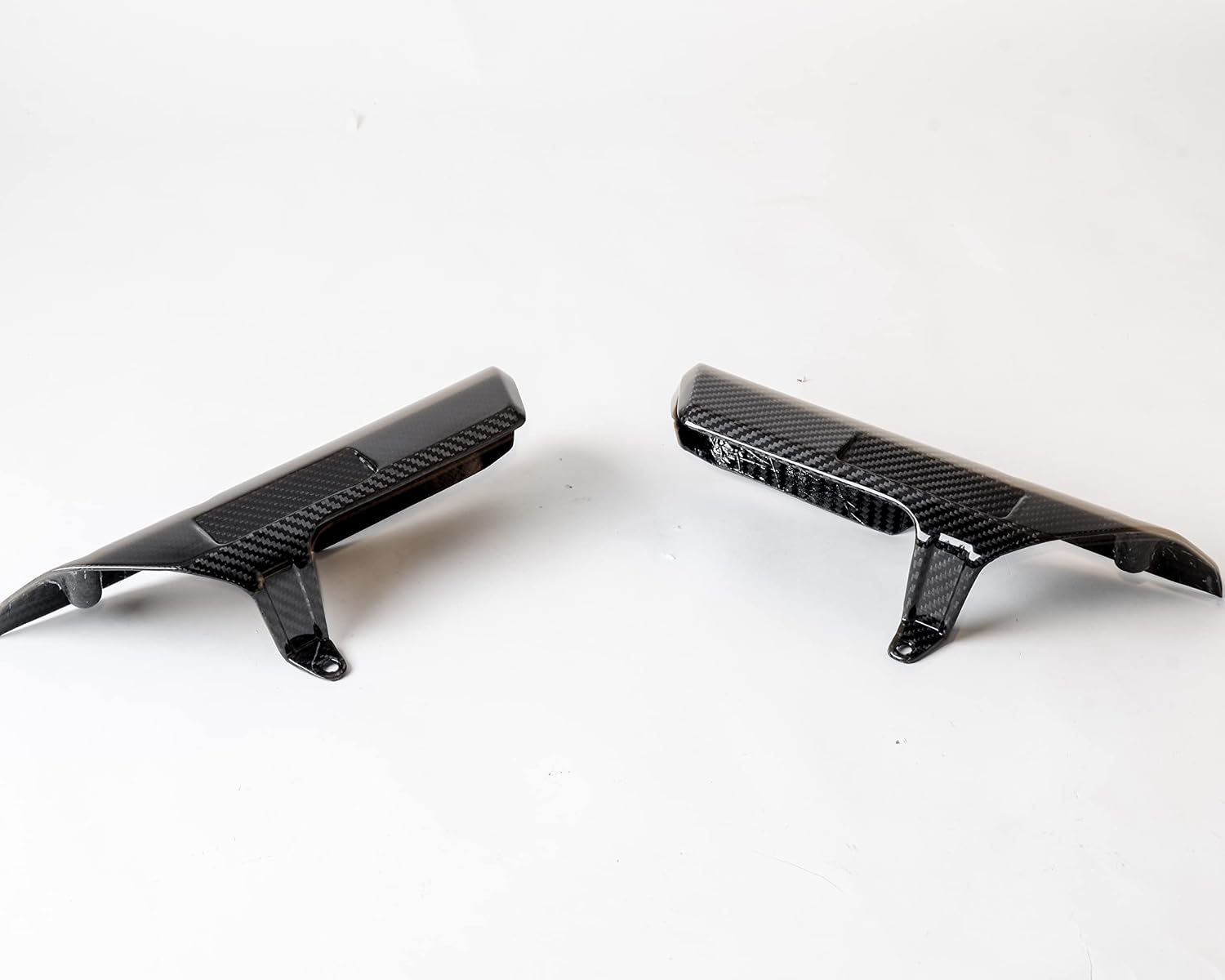 Bestem Carbon Fiber Front Fenders Legs Front Fork Covers for 2020 KTM 790 Adventure Twill Weave