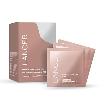 Lancer Skincare | Makeup Remover Wipes | 30 Count