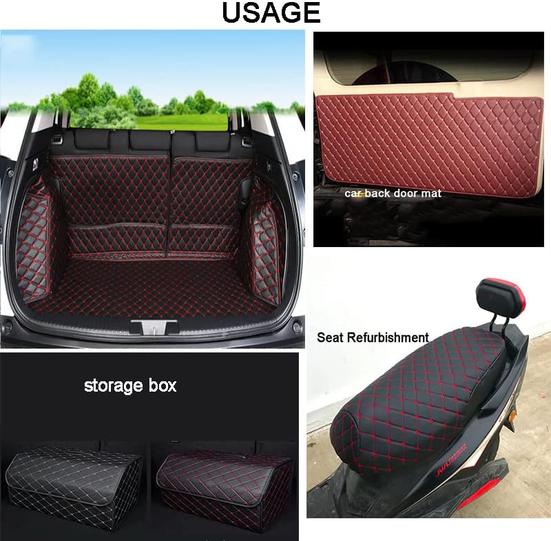 Miniatura 5 de The Yard - Tela de cuero sintético de PVC acolchado de espuma de espuma gruesa para almohadilla automotriz cabeceros decoración del hogar y más