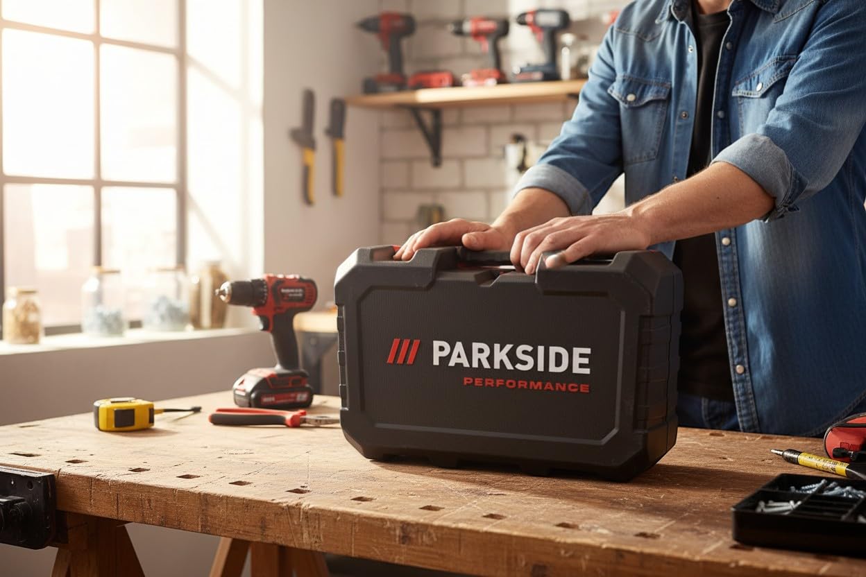 Parkside Avvitatore a impulsi a batteria PERFORMANCE PASSP 20- Li X20V, max. 1898 Nm, fino a M33, 1/2"(in valigetta di trasporto, senza batteria e caricatore)