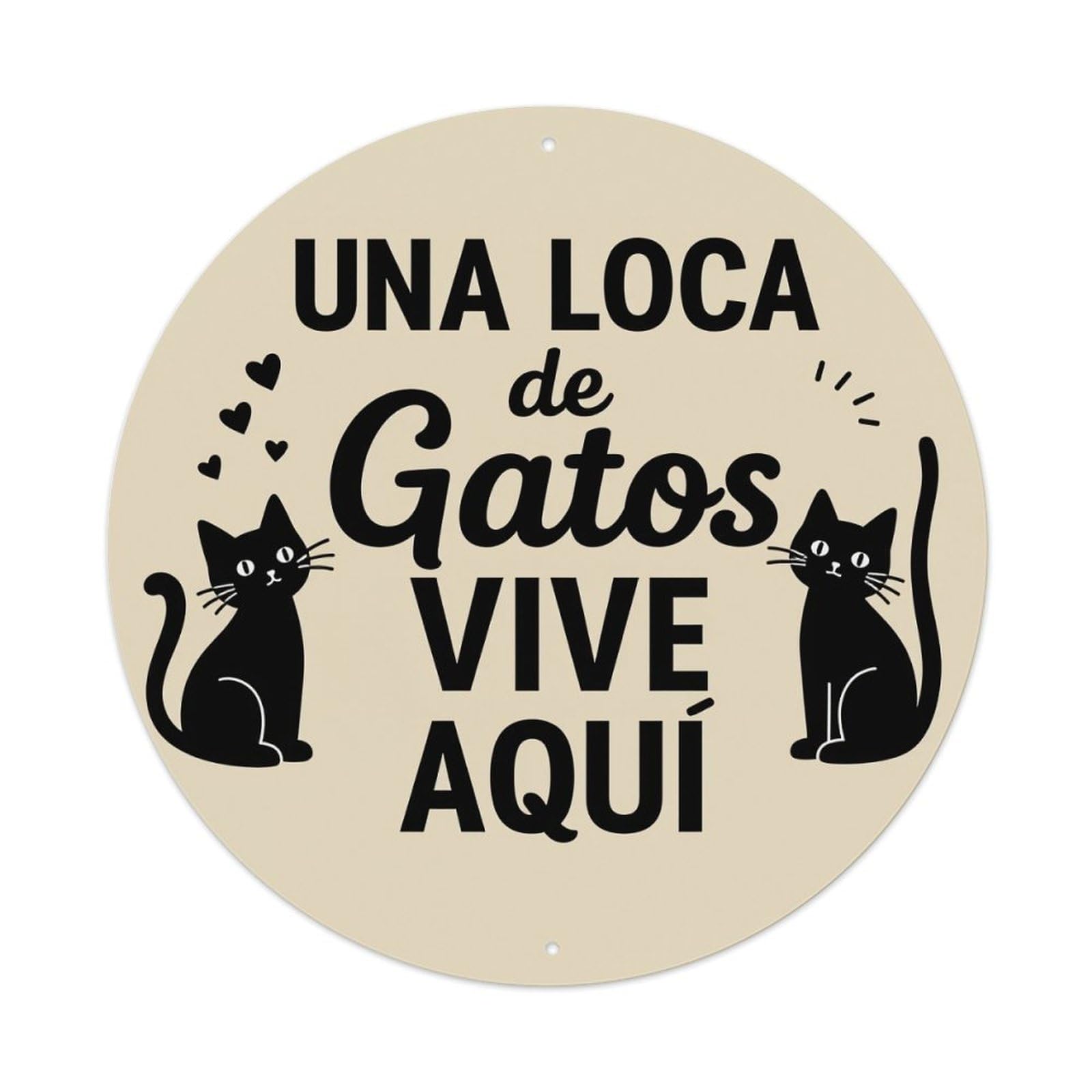 A Crazy Cat Lady Lives Here Metal Tin Sign Vintage Garden Bedroom Cafe Bar Man Cave Home Wall Decor Metal Poster 8x8 inches