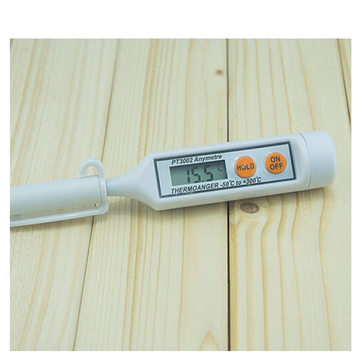 XINGYU Tipo di sonda Termometro per Alimenti da Cucina, Termometro per Temperatura Olio Impermeabile, Misuratore di Temperatura dell'Acqua per Cottura Alimenti Misuratore di Temperatura