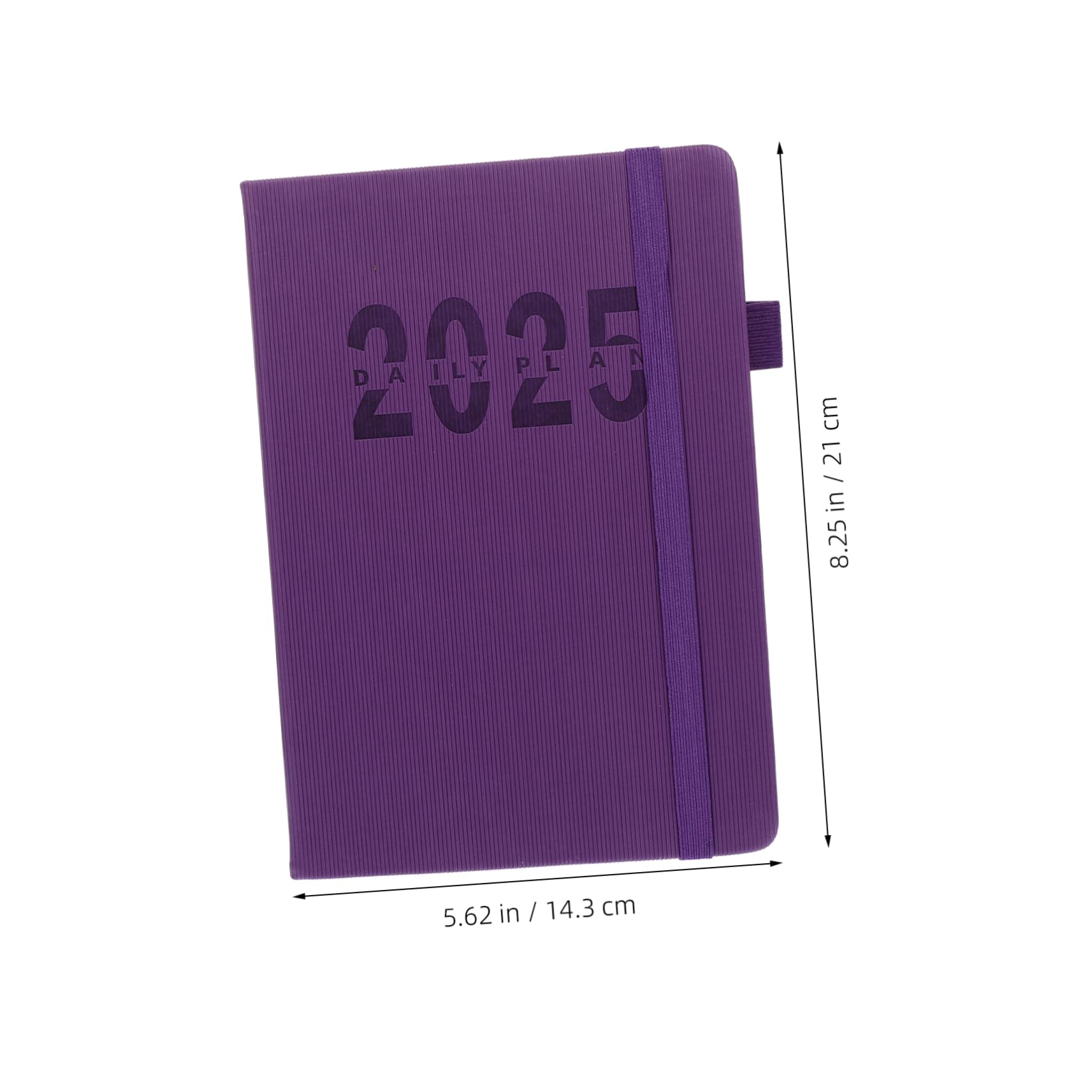 Happyyami Agenda Planer Hardcover mit Integriertem Stifthalter Eleganter Monats und Wochenplaner für Büro Studium und Reisen für Organisation und Terminplanung