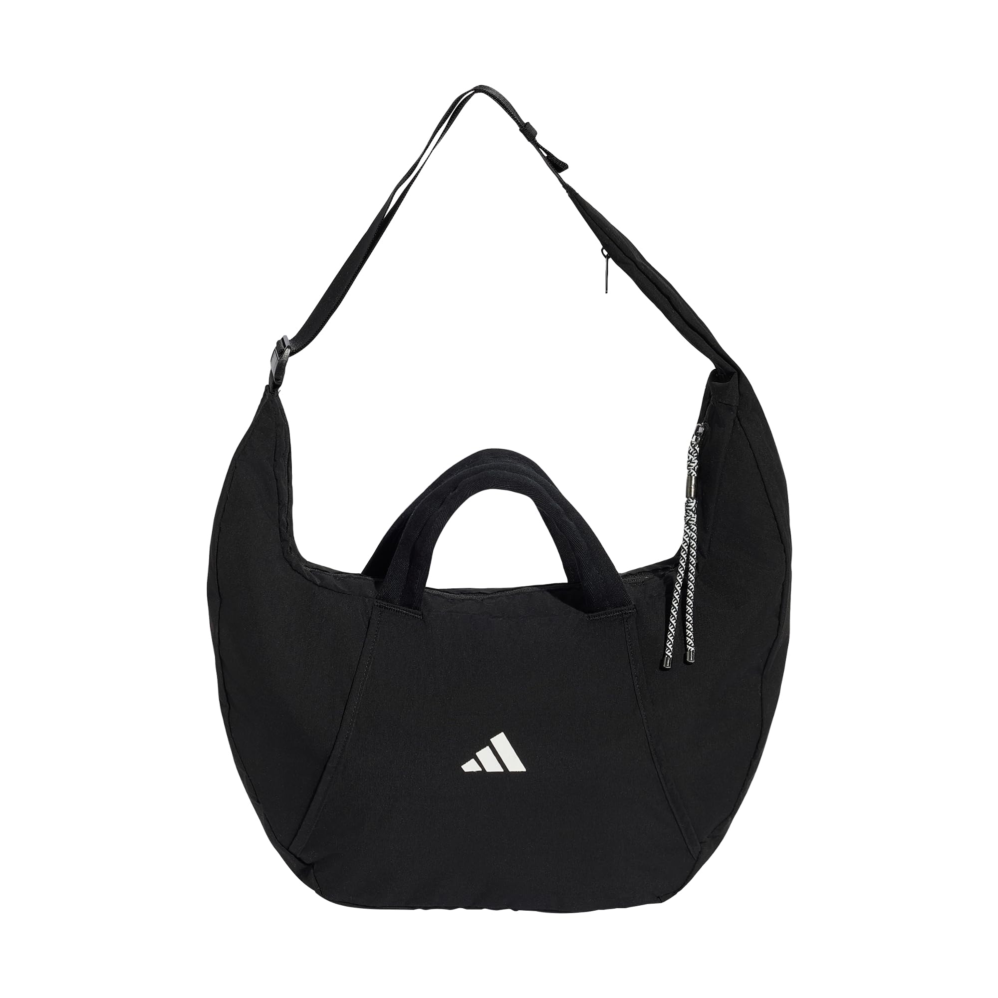 adidas Damen Motion Croissant Bag Large Handbag, black/white, One Size