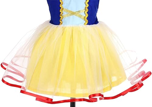 Miniatura 5 de Dressy Daisy Disfraces de princesa para cumpleaños, Halloween, Navidad, fiesta, vestidos para niñas con accesorios, tallas de 3 a 6 meses