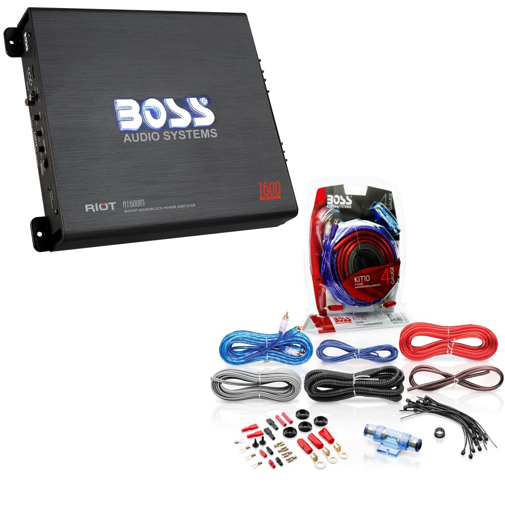 BOSS AUDIO R4002 Riot 800-Watt Full Range, Class A/B 2 to 8 Ohm Stable - Deff Audio