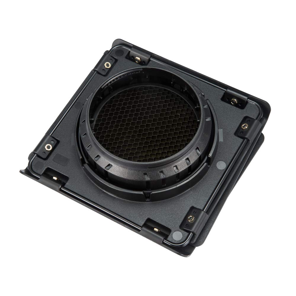 Godox BD-10 Barndoor Kit d'accessoires avec grille nid d'abeille et 4 filtres de couleur pour flash extérieur Godox AD300Pro