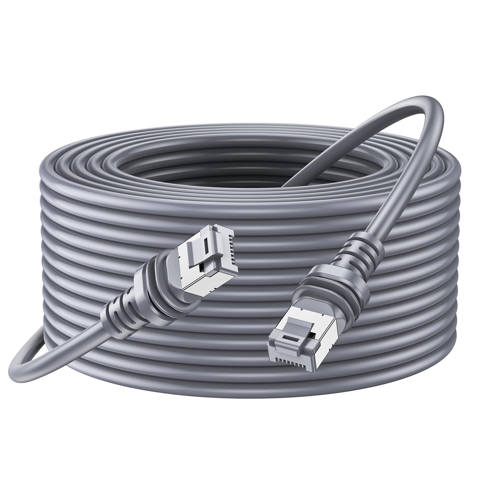 Starlink Gen 3 kabel 23M, Wasserdichtes Ethernet-Kabel für Starlink Gen 3 /Standard/Mini, RF-Koaxial kabel verlängerungs zubehör für Starlink Satelliten RV/Marine/Home (23M)