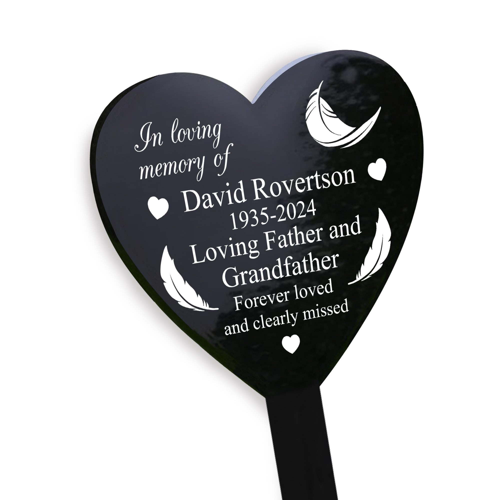 Personalised Plaque Memorial Plaque Bereavement Remembrance Funeral Gifts For Mum Dad Uncle Brother Auntie Sister (Design 13)