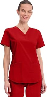 Cherokee Professionals Ww665 V Neck Top