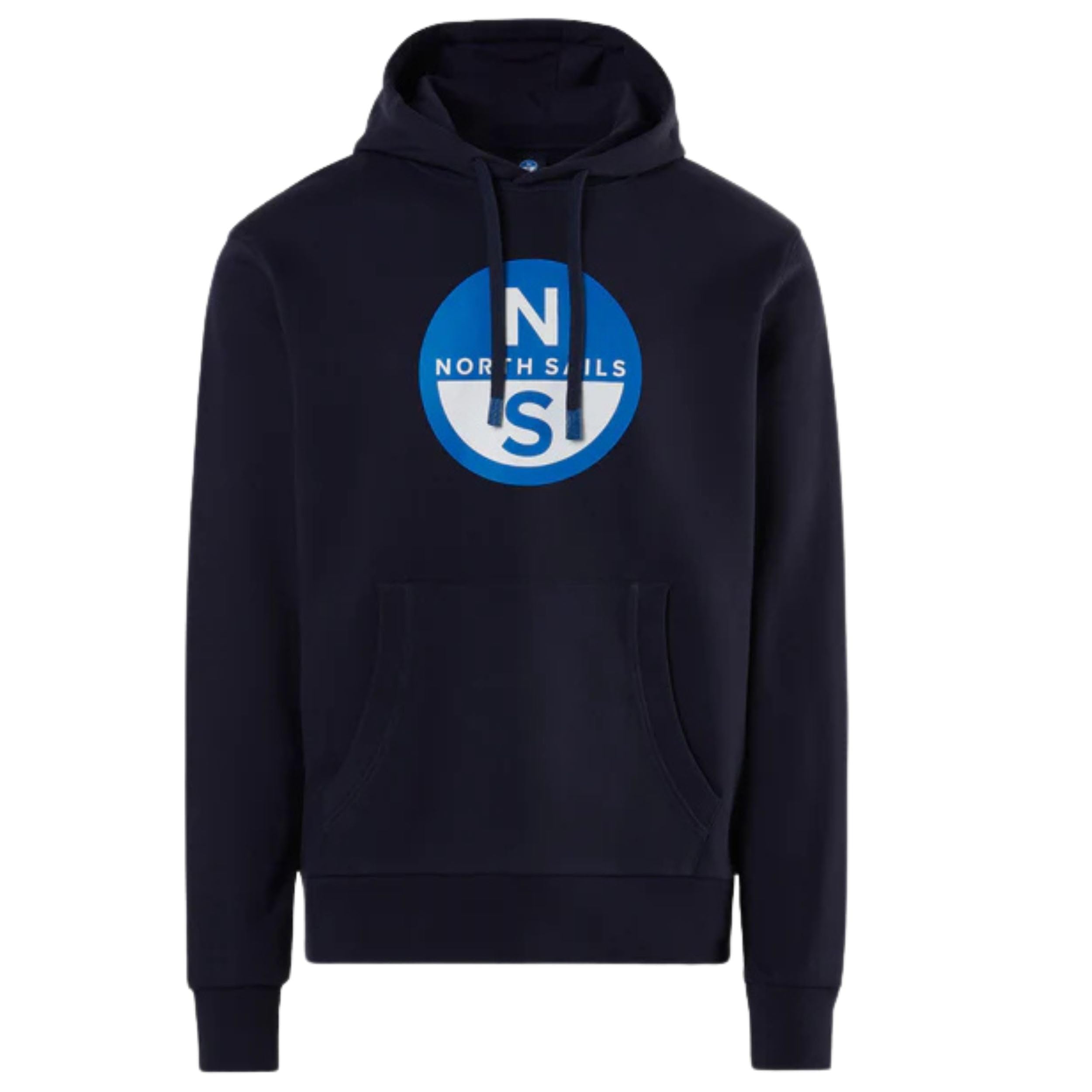 NORTH SAILS Bluza z kapturem Maxi z nadrukiem, granatowa