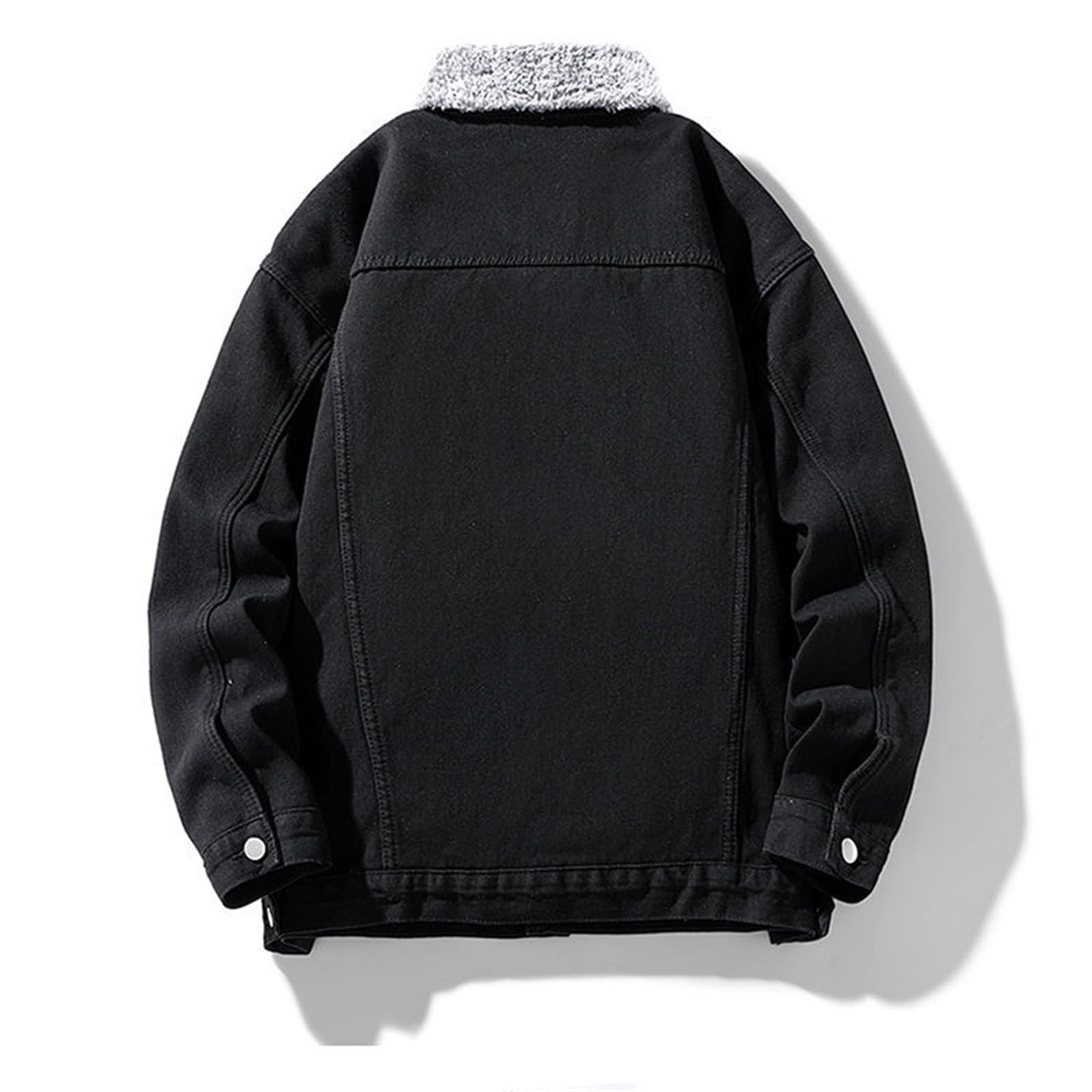 Générique Manteau Homme Hiver Veste Running Vetement De Travail Cardigan Zippé Blouson Winter Jacket Men Chaud Parka Moto Tactique Bucheron Polaire Mi Saison Long Chemise Sport Manteaux D'hiver