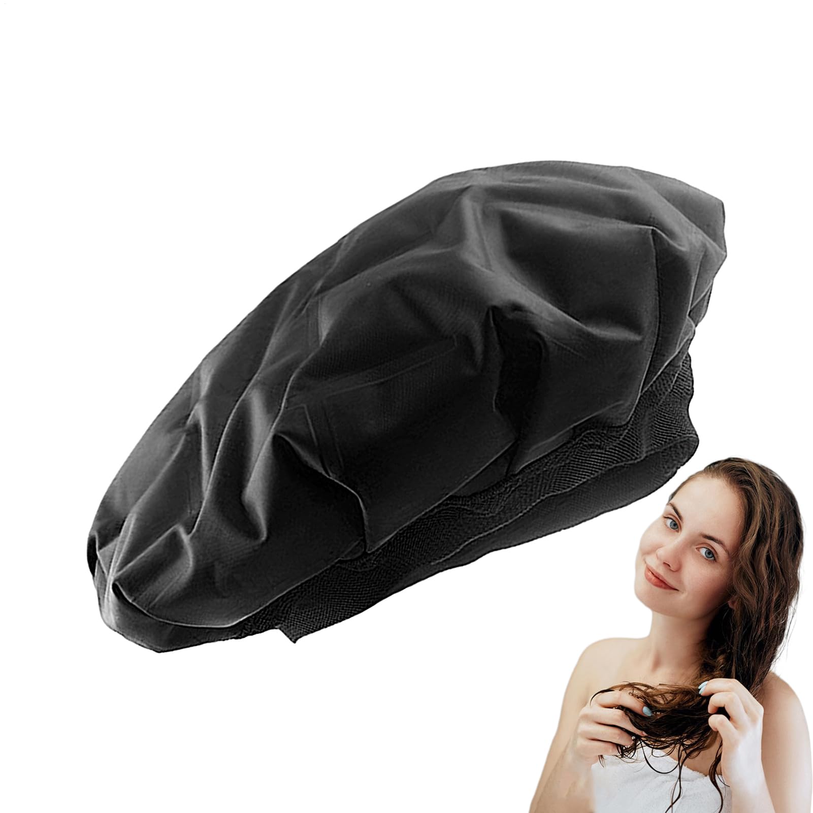 Gorro térmico para microondas de acondicionamiento profundo,Sombrero térmico inalámbrico de acondicionamiento profundo,Sombrero para el cuidado del cabello | Gorro de gel para microondas, gorr