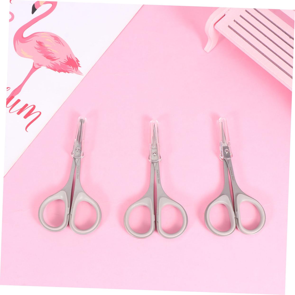 Beaupretty 9 Piezas Recortador De Pelo De La Nariz Tijeras De Cejas Tijeras De Vello Facial -tijeras Puntiagudas Cortapelos Para Orejas Cizalla Para Pelos De Las Orejas Tijeras De Uñas Rostro