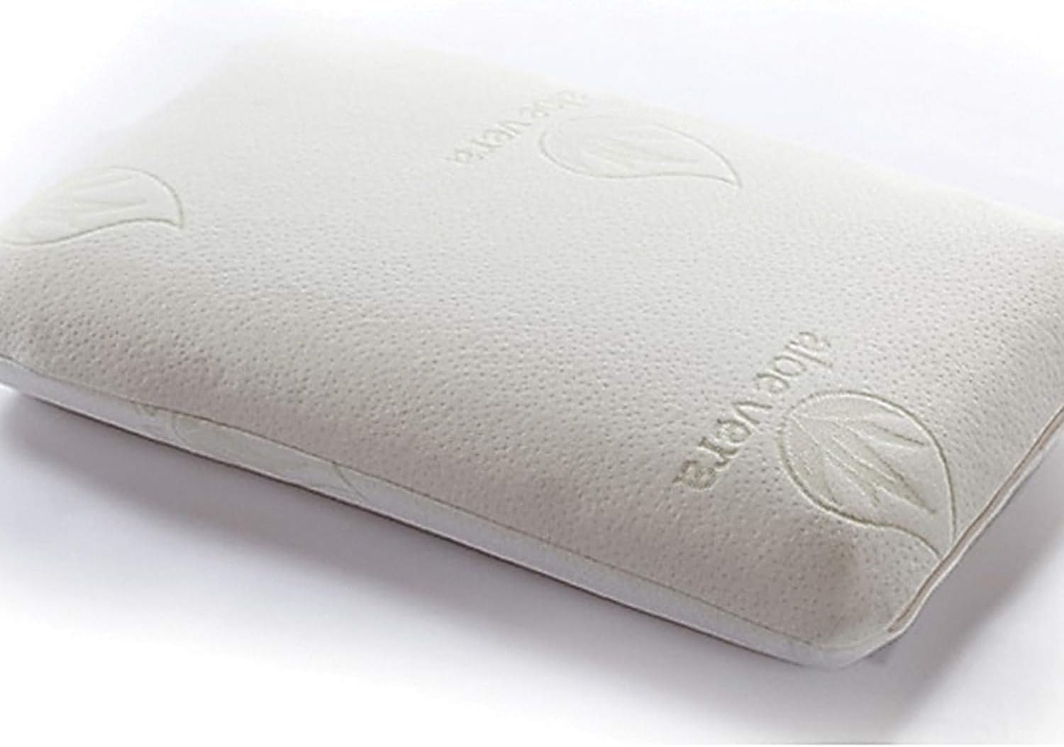 Leg Cushion Knee Cushion in 40D Visco Memory Foam Ergonomic Comfortable For Home, white black, Kopfkissen