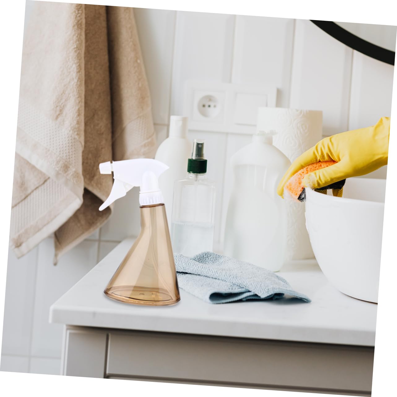 2piezas Botellas Pulverizadoras De Plástico Regaderas Para Jardín Pulverizadores De Agua Rellenables Transparentes Para Plantas y Limpieza