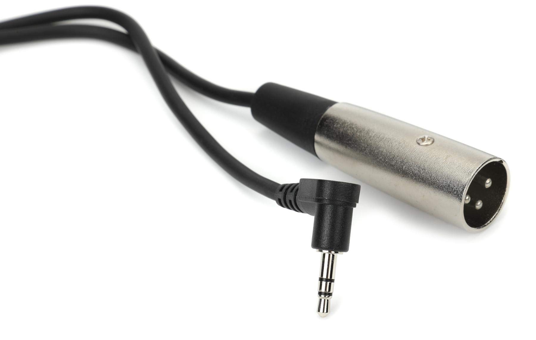 HosaTech XVM-110M 10ft Right Angle 3.5mm TRS to XLR3M Microphone Cable