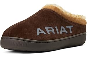 Ariat Men's Suede Hooded Clog Slippers: Embrace Comfort and Style for Indoor and Outdoor Leisure