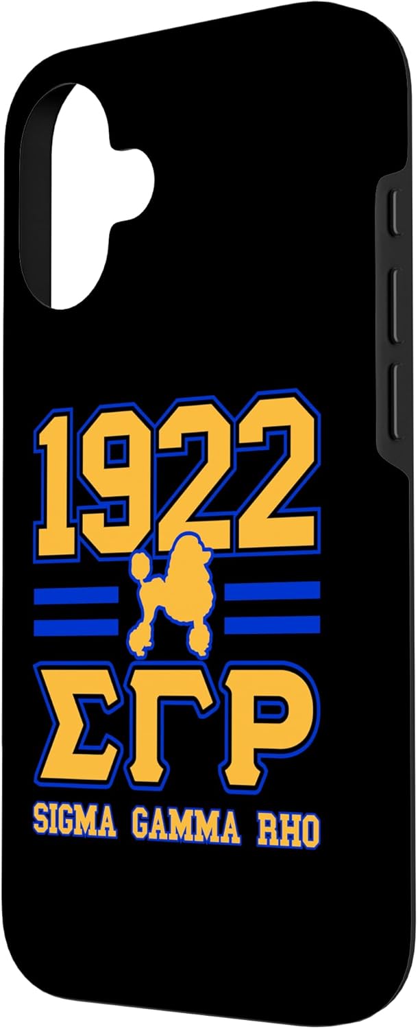 Sigma Gamma Rho Paraphernalia, Sigma Pretty Poodles Sorority Case for iPhone 16