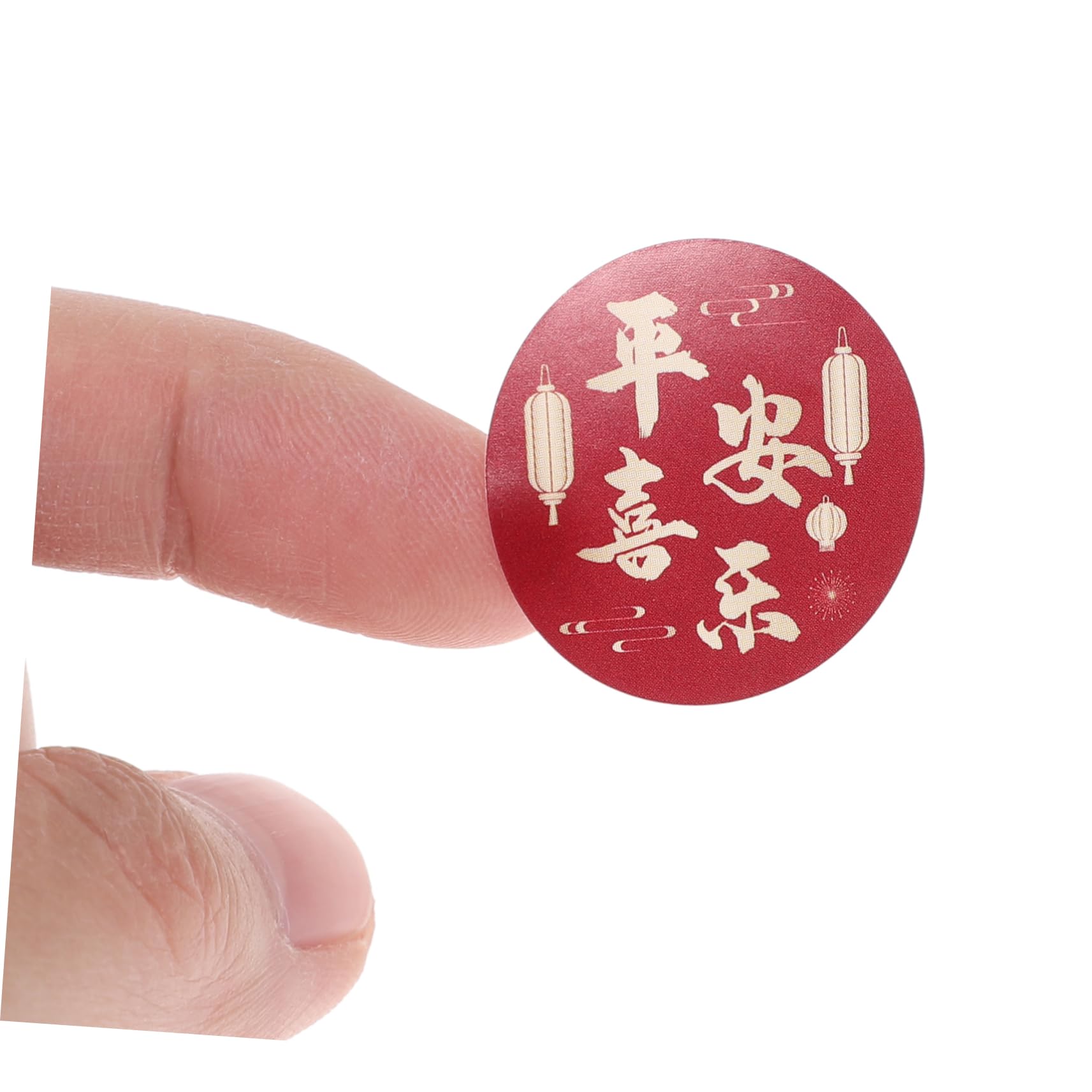 NUOBESTY 4 Set Fu Parole Adesivi Tag Natalizi Adesivi Per Pacchetti Sticker Etichette Di Carta Autoadesive Sigillo Della Confezione Al Dettaglio in ​​lamiera Di Rame 4 * 4