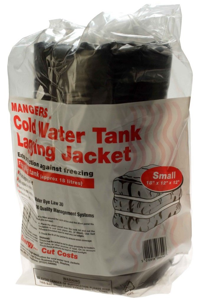 Mangers 2 Piece Rectangular Cold Water Tank Jacket, (L)457mm (W)300mm (H)300mm (Thick)80mm (18"x12"x12")