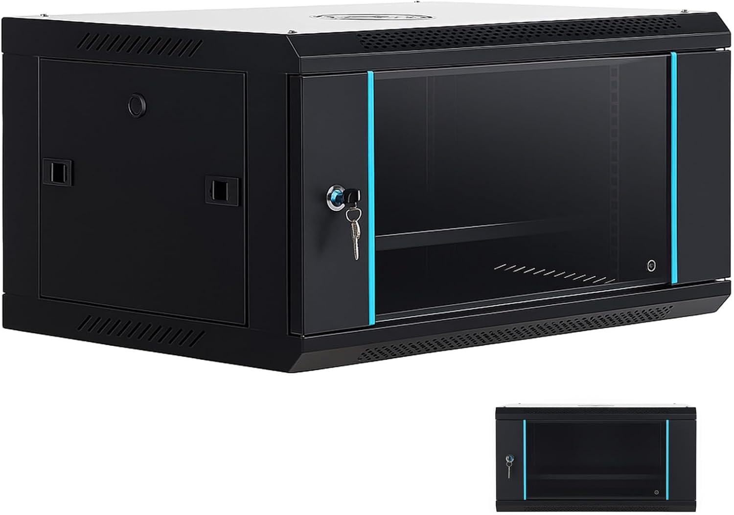 Amazon | サーバーラック 6U 壁掛け型 ネットワークラック｜通気