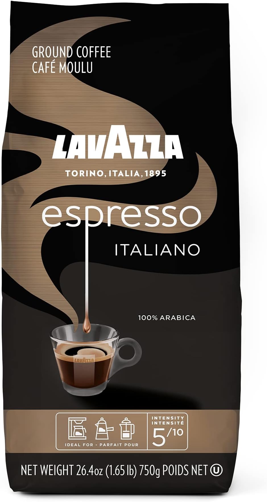 Lavazza in Blu Espresso Ground Coffee Blend, Medium