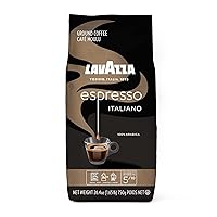 Vista 7 de Café molido Lavazza Espresso, tostado medio, 100% Arábica, bolsa de 20 onzas (paquete de 6)