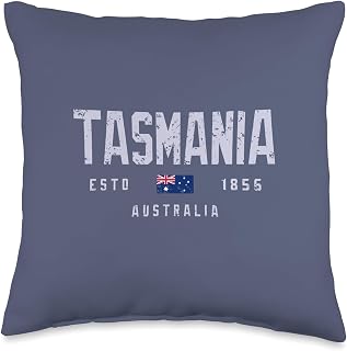Tasmania Australia Field/Tasmania Australia Throw Pillow