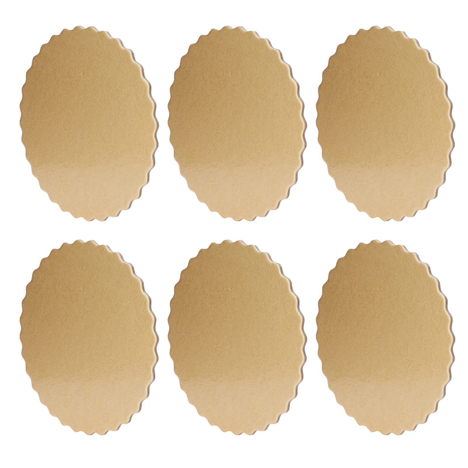 Tissting 10 Piezas de Tableros para Tartas Bases de Cartón Redondas para Tartas Soporte Inferior Utilizable de Doble Cara Grueso Tablero Impreso para Tartas Disponible en 3 Tamaños(12in)