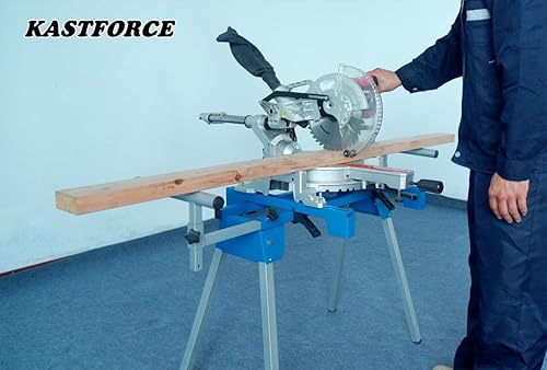 Miniatura 6 de KASTFORCE KF3001 Soporte para Sierra Ingletadora 500 libras (226kg) Capacidad de Carga Resistente Con Tamaño Máximo de Base de Montaje 28.5" x 19"