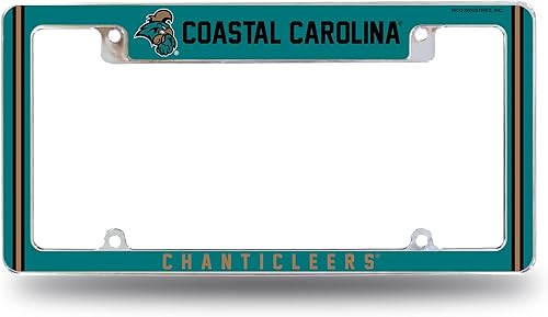 Miniatura 114 de Rico Industries NCAA Classic 12" x 6" Chrome All Over Automotive License Plate Frame for Car/Truck/SUV