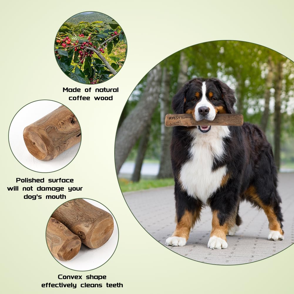 AYESY Coffee Wood Dog Chew - Image 3