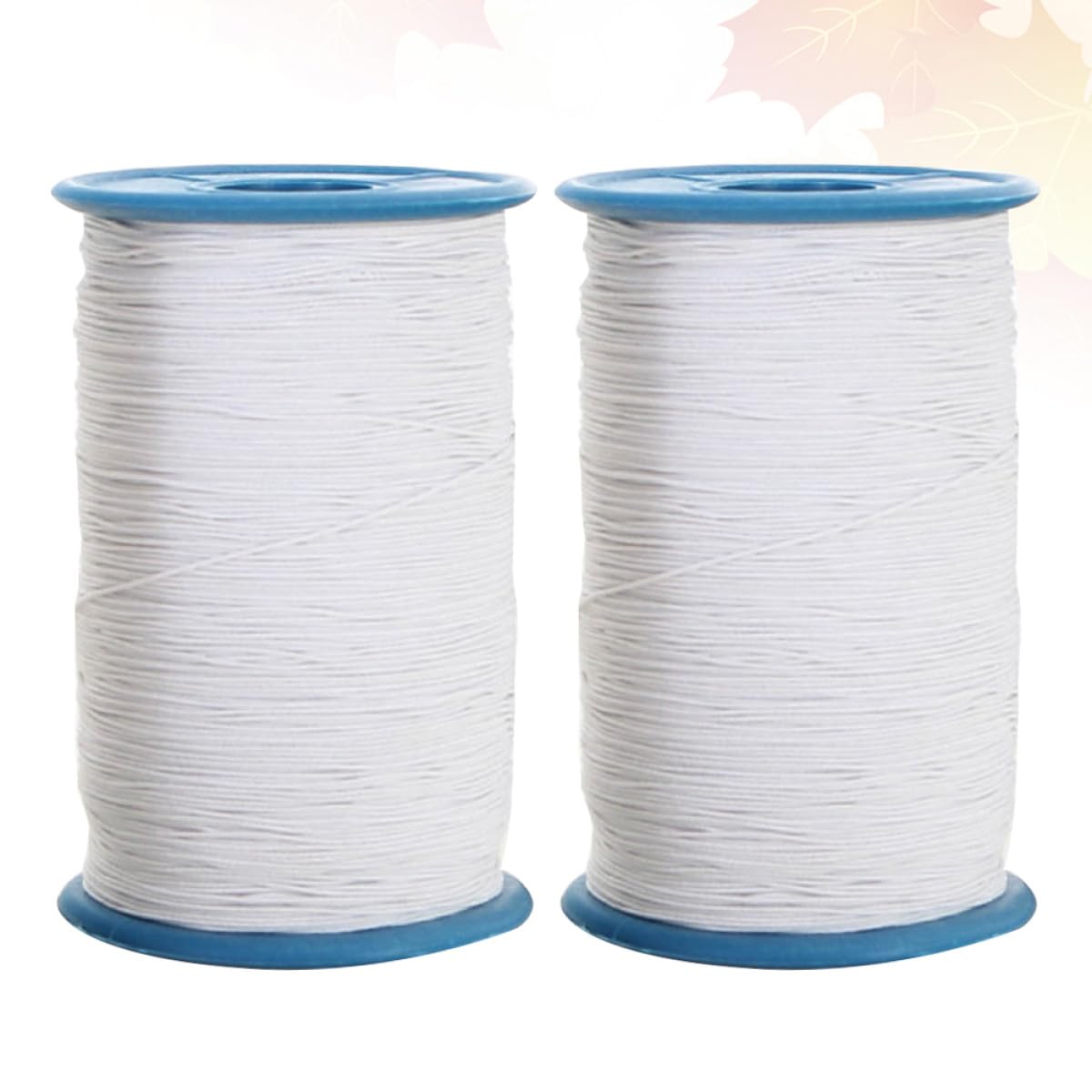 Hilo de Coser para Ropa y Disfraces 2 Piezas Núcleo Elástico de Poliéster Resistente para Pantalones Costura Uniforme Enredos Uso Confección y Color Color Aleatorio